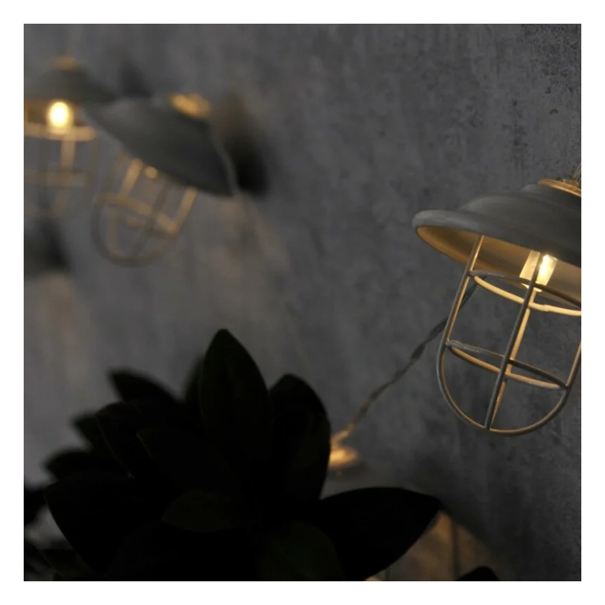 LED Decoratieve buitenverlichting LOFT 10xLED/2xAA
