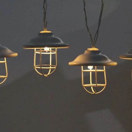 LED Decoratieve buitenverlichting LOFT 10xLED/2xAA