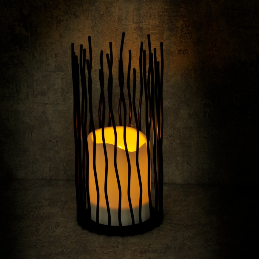 LED Decoratieve buitenverlichting NYBORG LED/2xAA 22 cm IP44 warm wit