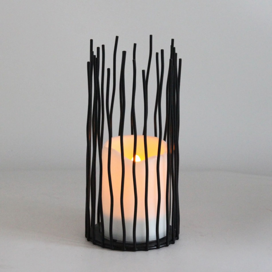 LED Decoratieve buitenverlichting NYBORG LED/2xAA 22 cm IP44 warm wit