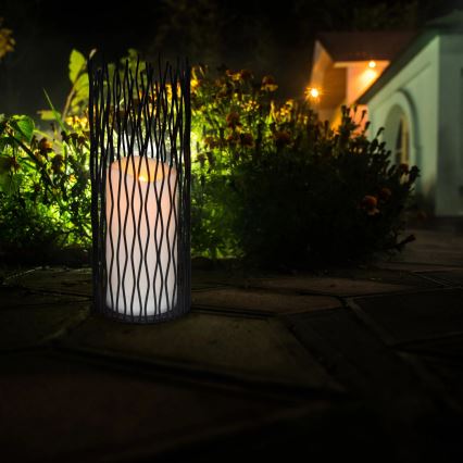 LED Decoratieve buitenverlichting NYBORG LED/2xAA 35 cm IP44 warm wit
