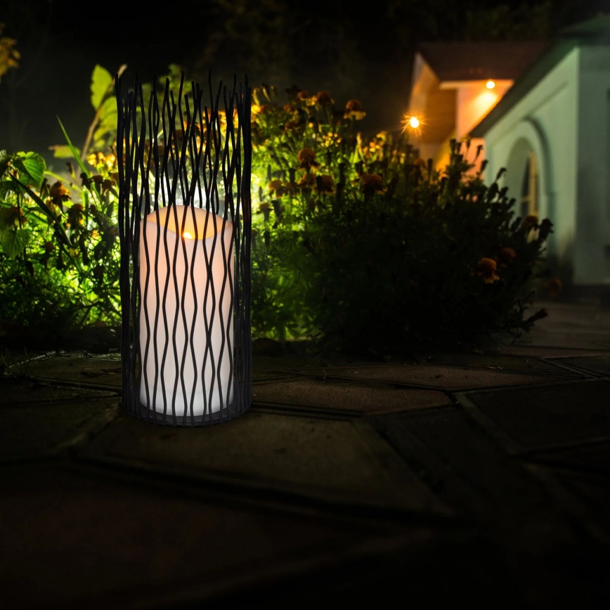 LED Decoratieve buitenverlichting NYBORG LED/2xAA 35 cm IP44 warm wit
