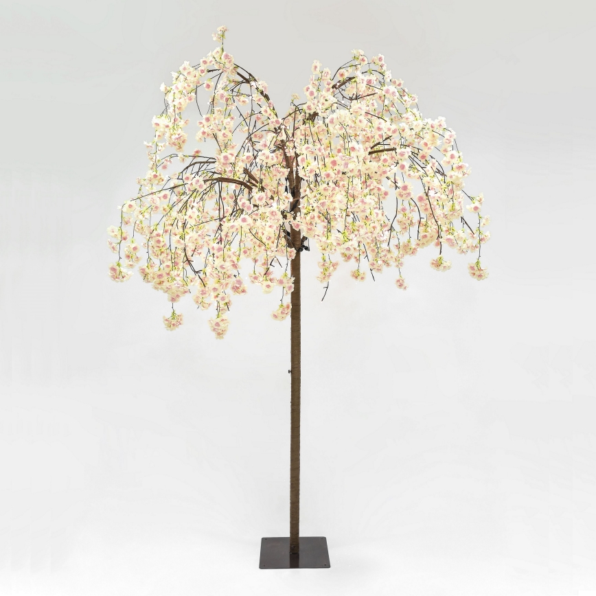 LED Decoratieve kunstkerstboom CHERRY TREE 288xLED/230V 2,5 m kers