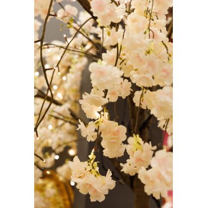 LED Decoratieve kunstkerstboom CHERRY TREE 288xLED/230V 2,5 m kers