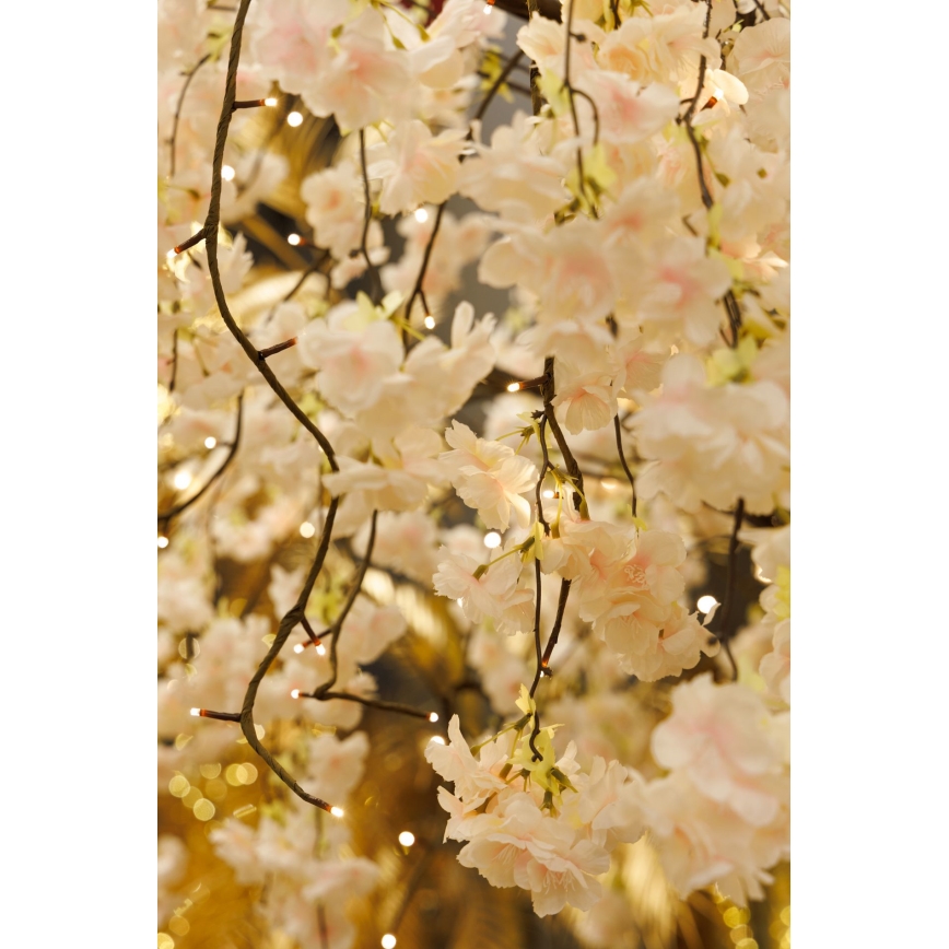 LED Decoratieve kunstkerstboom CHERRY TREE 288xLED/230V 2,5 m kers