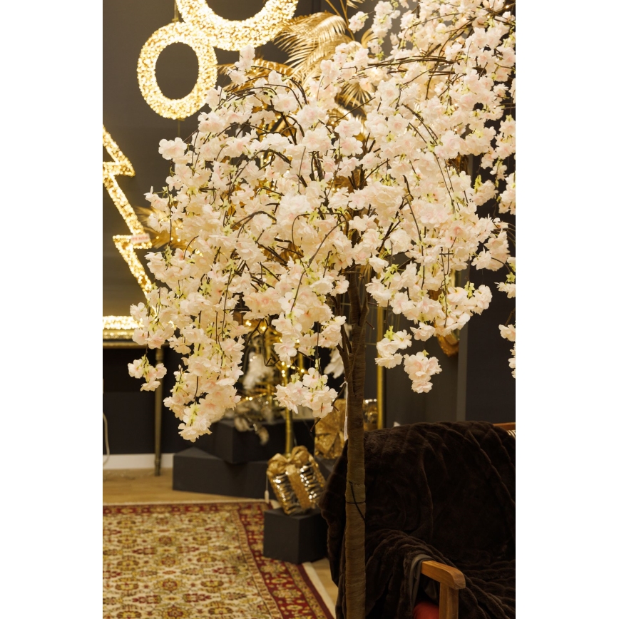 LED Decoratieve kunstkerstboom CHERRY TREE 84xLED/230V 1,7 m kers