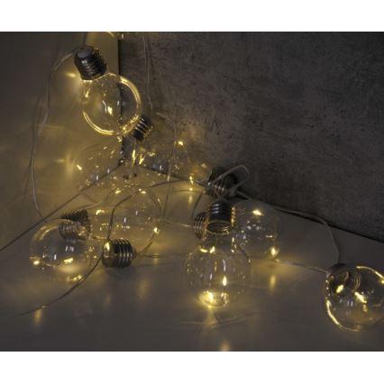 LED decoratieve lichtsnoer SMOLDER 2,1 m 10xLED/2xAA