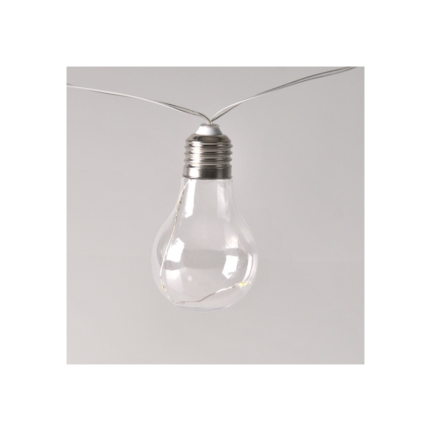LED decoratieve lichtsnoer SMOLDER 2,1 m 10xLED/2xAA