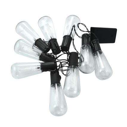 LED decoratieve slinger EDISON 2,65 m 10xLED/2xAA