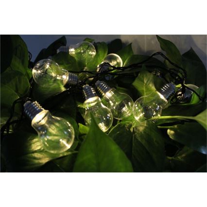 LED-decoratieve slinger SMOLDER 2,1 m 10xLED/2xAA