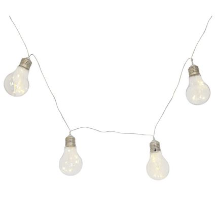 LED-decoratieve slinger SMOLDER 2,1 m 10xLED/2xAA