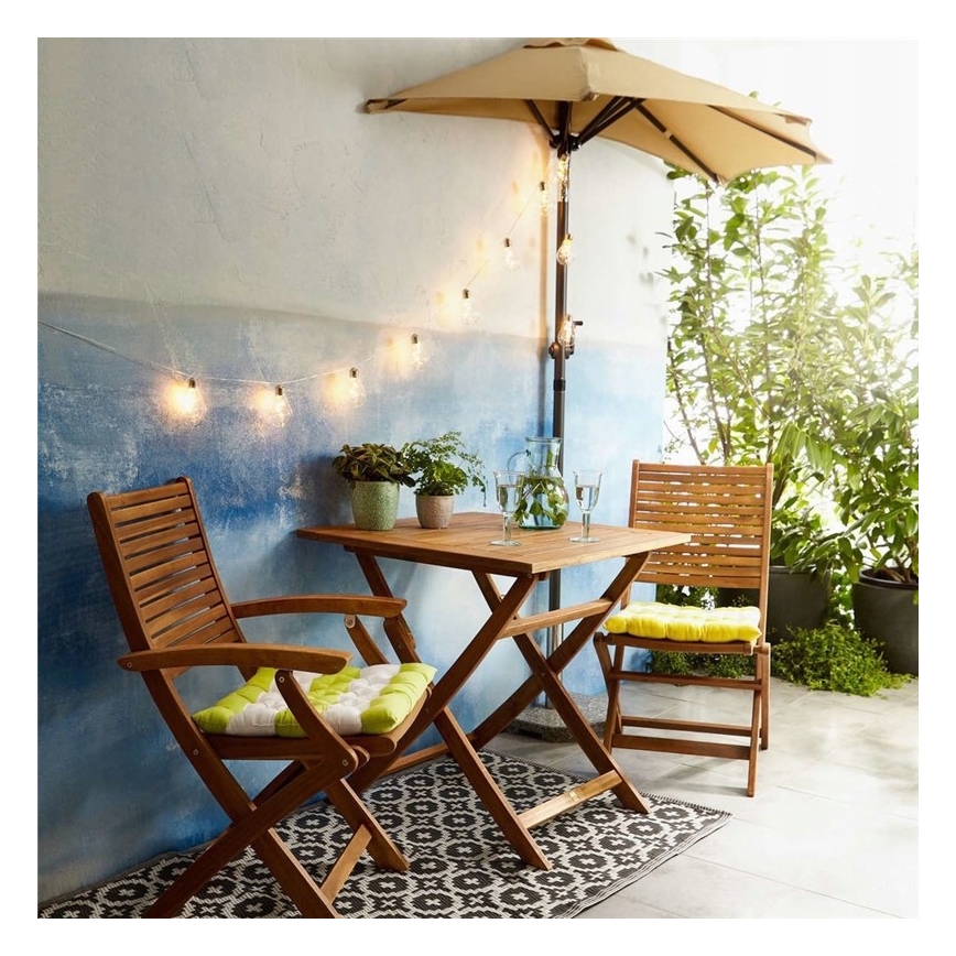 LED-decoratieve slinger SMOLDER 2,1 m 10xLED/2xAA