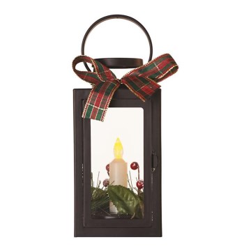 LED Décoration de Noël LED/3xAAA noire