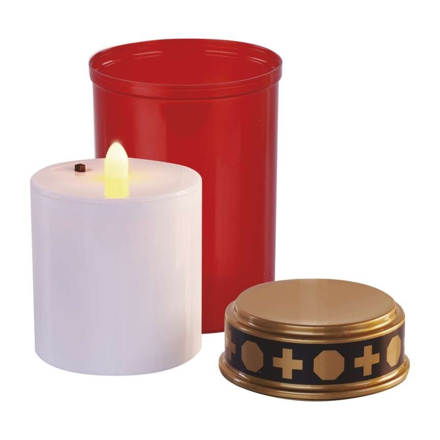 LED Décoration extérieure LED/2xC IP44 rouge