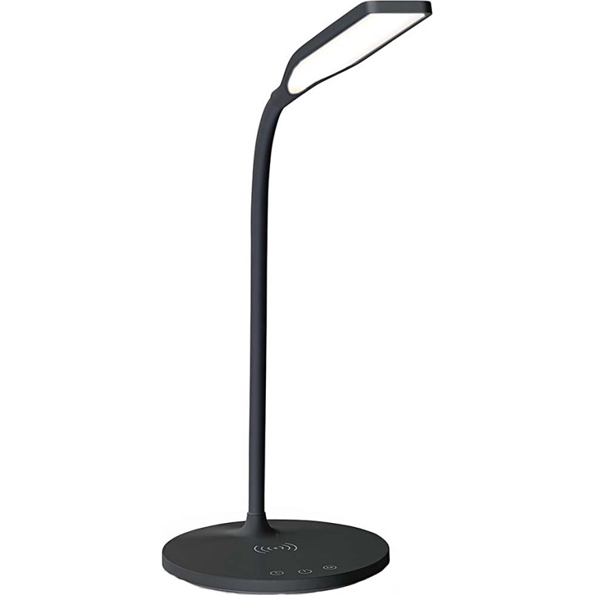 LED Dimbaar aanraken flexible tafellamp met 15W draadloos opladen Qi LED/5,5W/230V 2700-6500K zwart