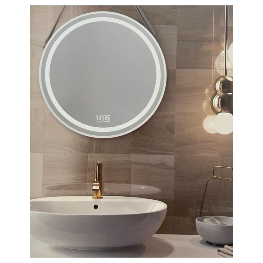 LED Dimbaar badkamer verwarmde verlicht spiegel LED/20W/230V 4000K IP44