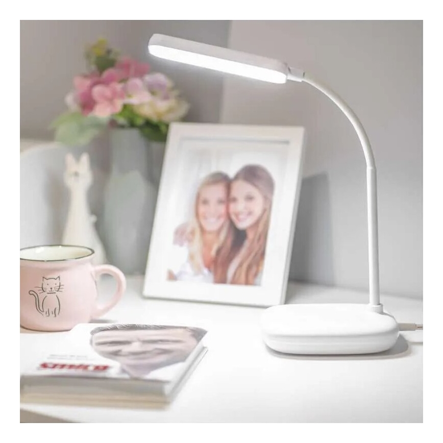 LED Dimbaar flexibel tafellamp LED/12W/230V 3000K/4000K/6500K wit