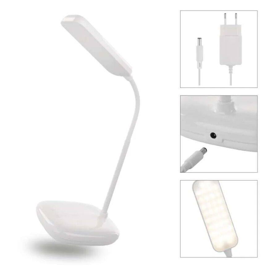 LED Dimbaar flexibel tafellamp LED/12W/230V 3000K/4000K/6500K wit