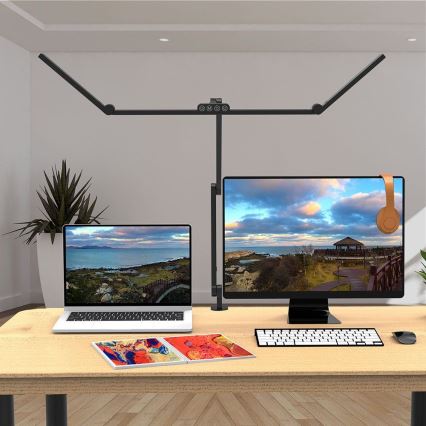LED Dimbaar aanraken flexible tafellamp LED/36W/230V 3000-6500K CRI 92 zwart