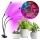 LED Dimbaar flexible tafellamp met clip voor het kweken van planten VITARO 3xLED/10W/230V zwart