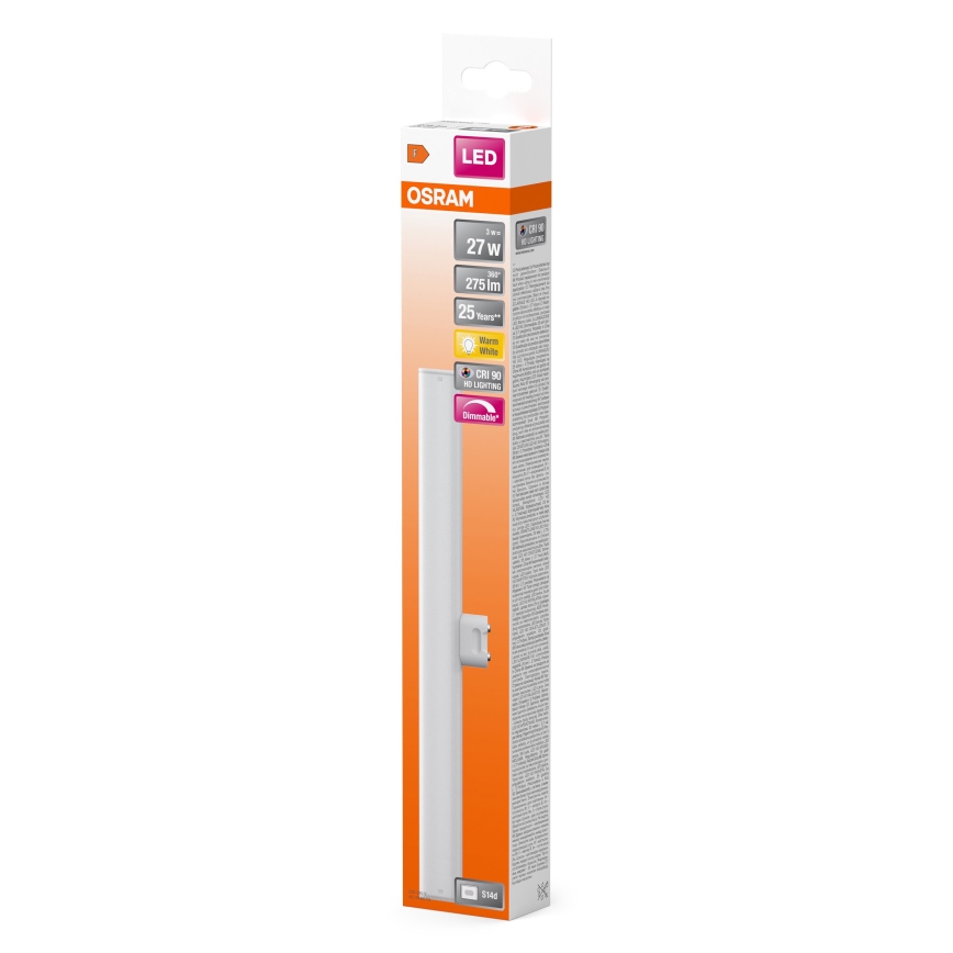LED Dimbaar fluorescerend buis S14d/3W/230V 2700K 30 cm CRI 90 - Osram