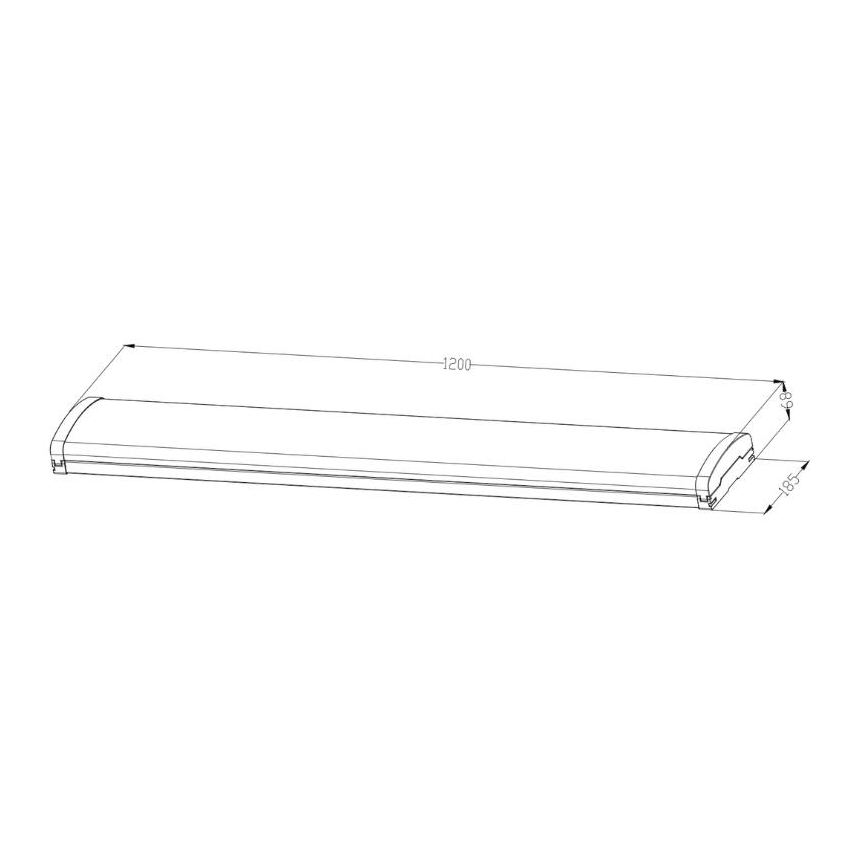 LED Dimbaar fluorescerend lamp LED/35W/44W/52W/60W/230V 4000K 120 cm