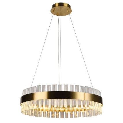 LED Dimbaar kristal Hanglamp aan een touw LED/40W/230V 3000-6500K + afstandsbediening