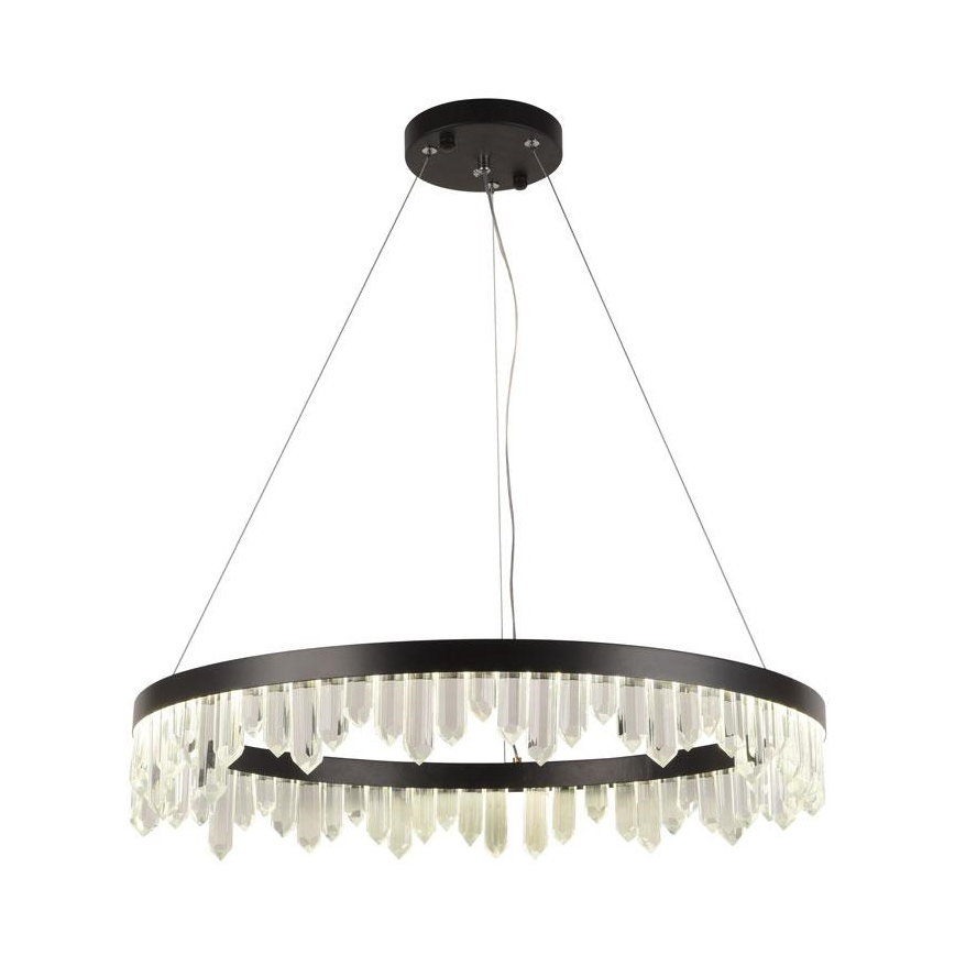 LED Dimbaar kristal Hanglamp aan een touw LED/40W/230V 3000-6500K + afstandsbediening