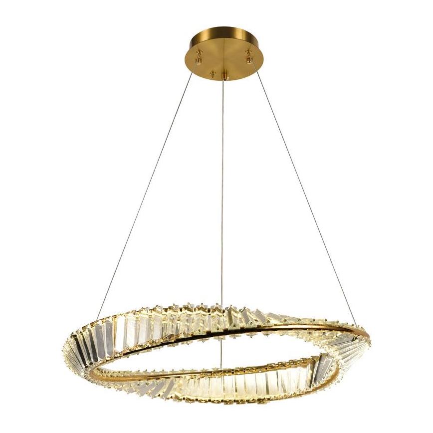 LED Dimbaar kristal Hanglamp aan een touw LED/40W/230V 3000-6500K + afstandsbediening