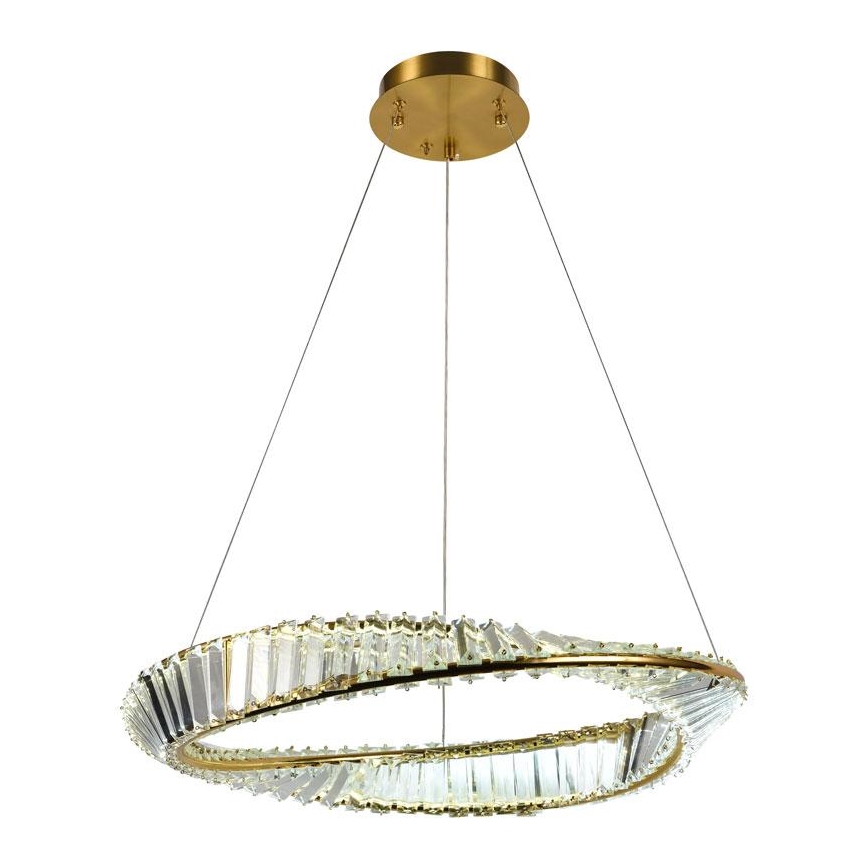 LED Dimbaar kristal Hanglamp aan een touw LED/40W/230V 3000-6500K + afstandsbediening