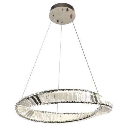 LED Dimbaar kristal Hanglamp aan een touw LED/40W/230V 3000-6500K + afstandsbediening