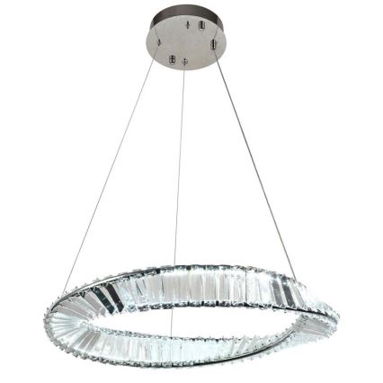 LED Dimbaar kristal Hanglamp aan een touw LED/40W/230V 3000-6500K + afstandsbediening