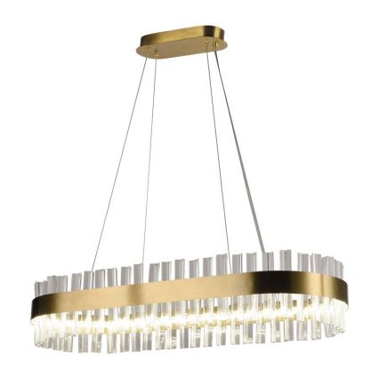 LED Dimbaar kristal Hanglamp aan een touw LED/45W/230V 3000-6500K + afstandsbediening