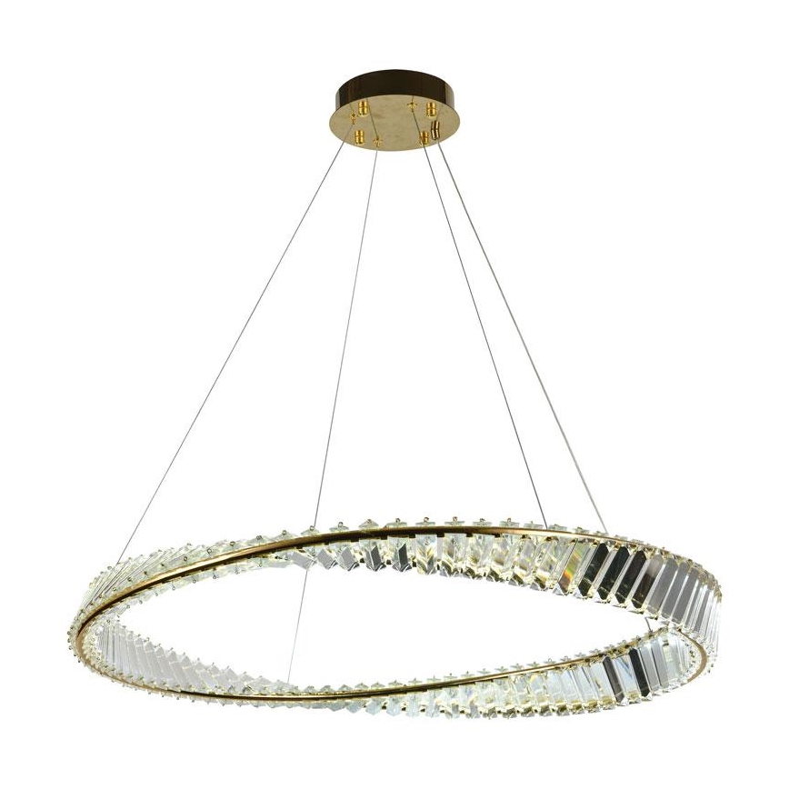 LED Dimbaar kristal Hanglamp aan een touw LED/50W/230V 3000-6500K + afstandsbediening