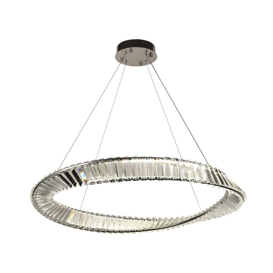 LED Dimbaar kristal Hanglamp aan een touw LED/50W/230V 3000-6500K + afstandsbediening