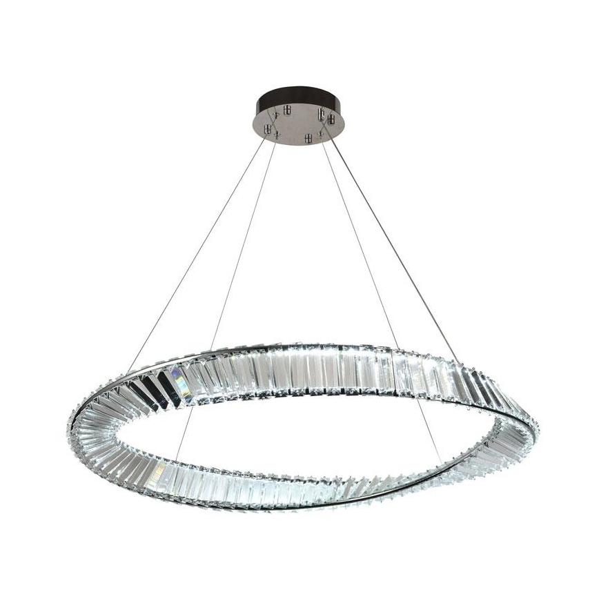 LED Dimbaar kristal Hanglamp aan een touw LED/50W/230V 3000-6500K + afstandsbediening