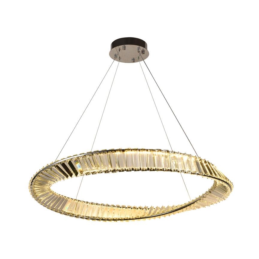 LED Dimbaar kristal Hanglamp aan een touw LED/50W/230V 3000-6500K + afstandsbediening