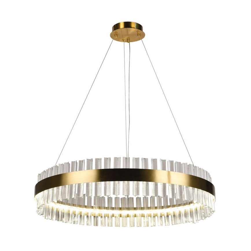 LED Dimbaar kristal Hanglamp aan een touw LED/55W/230V 3000-6500K + afstandsbediening