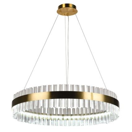 LED Dimbaar kristal Hanglamp aan een touw LED/55W/230V 3000-6500K + afstandsbediening