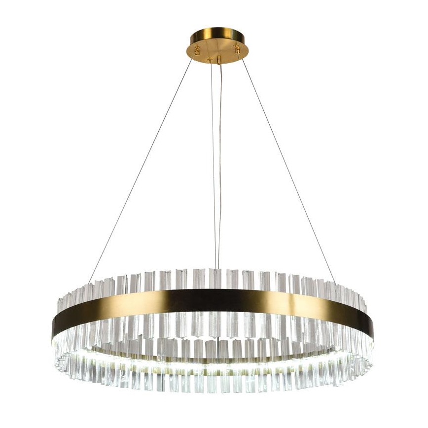 LED Dimbaar kristal Hanglamp aan een touw LED/55W/230V 3000-6500K + afstandsbediening