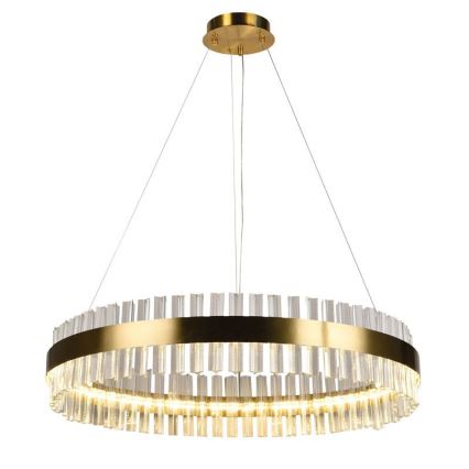 LED Dimbaar kristal Hanglamp aan een touw LED/55W/230V 3000-6500K + afstandsbediening