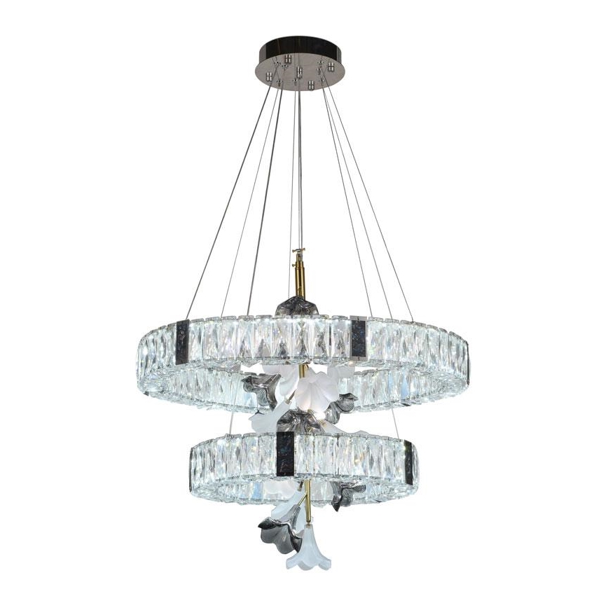 LED Dimbaar kristal Hanglamp aan een touw LED/70W/230V 3000-6500K + afstandsbediening