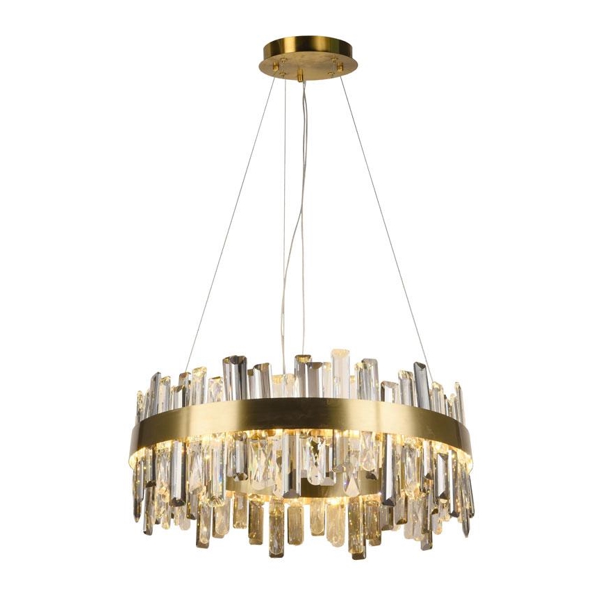 LED Dimbaar kristal Hanglamp aan een touw LED/80W/230V 3000-6500K + afstandsbediening