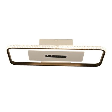 Dimbare LED Plafondlamp LED/75W/230V 3000-6500K wit/zwart + afstandsbediening