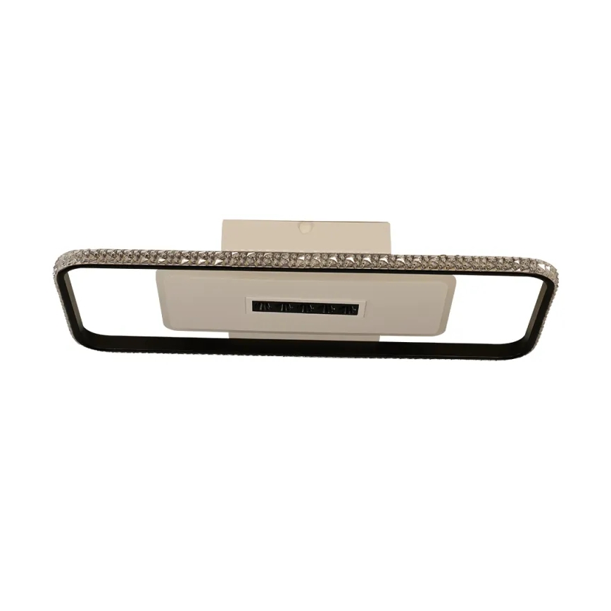 Dimbare LED Plafondlamp LED/75W/230V 3000-6500K wit/zwart + afstandsbediening