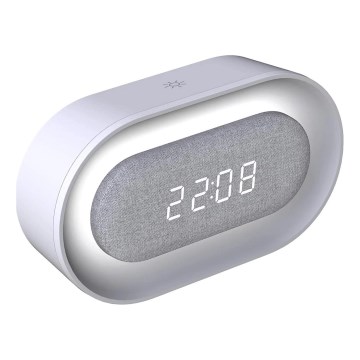 LED Dimbaar nachtlampje met wekker KAJA LED/1,3W/5V 3000K