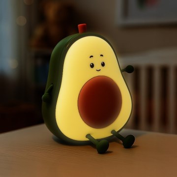 LED-dimbaar oplaadbaar aanraakgevoelig nachtlampje voor kinderen AVOCADO LED/1W/5V 1200 mAh