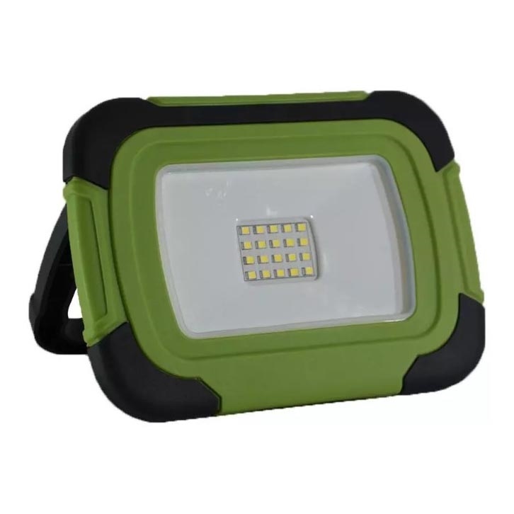 LED Dimbaar oplaadbaar Schijnwerper SAMSUNG CHIP + Functie SOS LED/20W/3,7V/USB IP44 4000K 7200 mAh groen