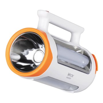 LED Dimbaar oplaadbaar zaklamp 2in1 met powerbankfunctie LED/5W/230V 3500 mAh