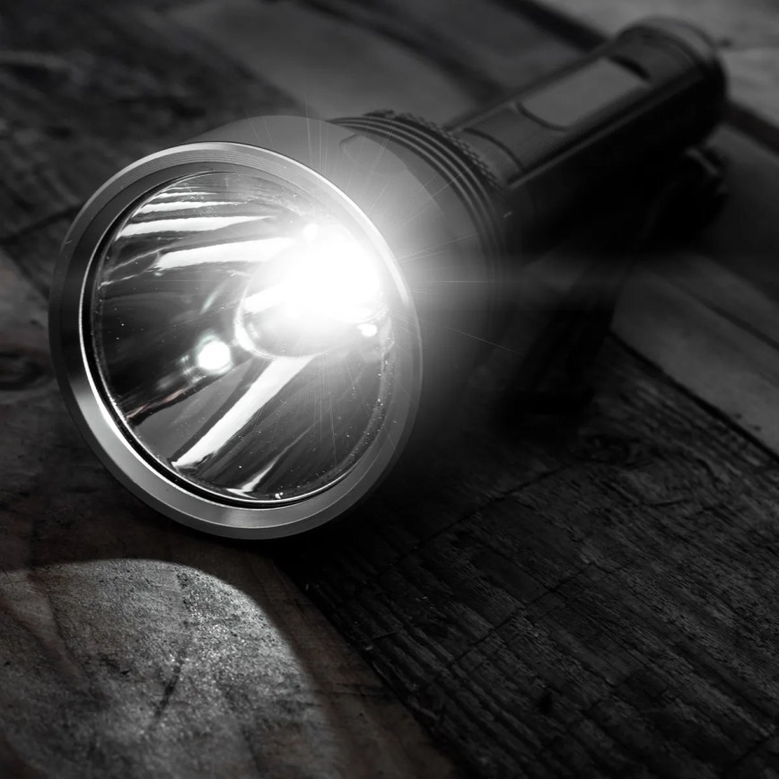 LED Dimbaar oplaadbaar zaklamp LED/20W/5V IPX5 1570 glanzend 8400 mAh